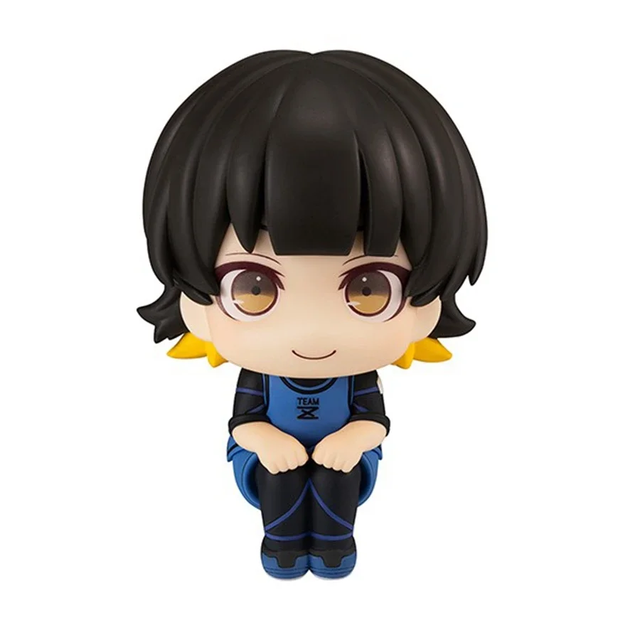 Em estoque 10cm azul bloqueio anime figura olhar isagi yoichi/nagi seishiro figura de ação bachira meguru coleção modelo boneca brinquedos