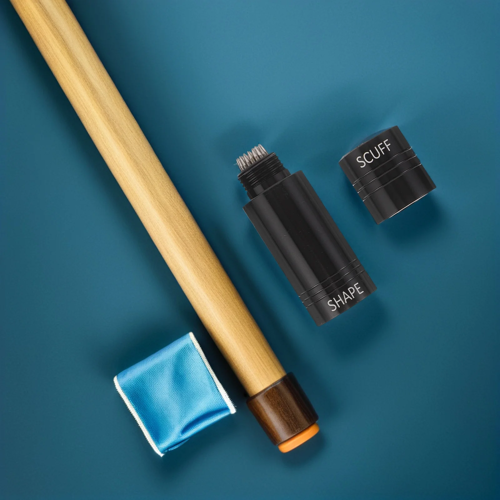 

Billiard Tip Shaper Tool 3-In-1 Portable Pool Cue Repair Kit Precision Aluminum U-Shape Sander Burnisher For Cue Tip