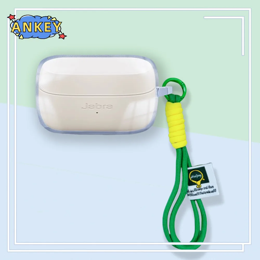 for Jabra Elite 4 3 2 Case Protective Transparent Clear TPU Covers Bluetooth Earphone Shell Headphone Portable