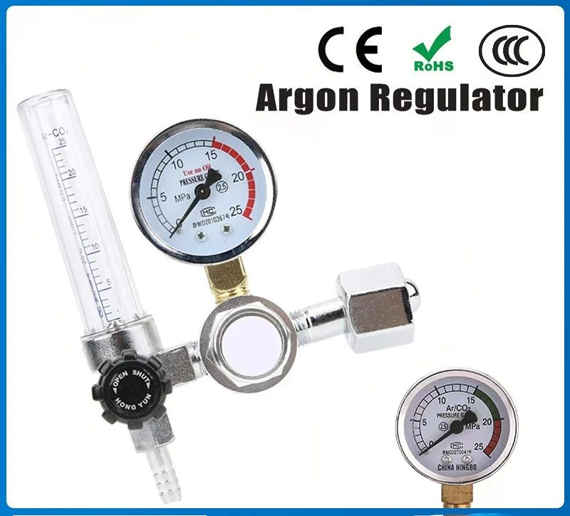 

Single Pipe Argon Regulator Gas Pressure Reducing Valve Argon Pressure Reducer Flow Meter Decompression Table