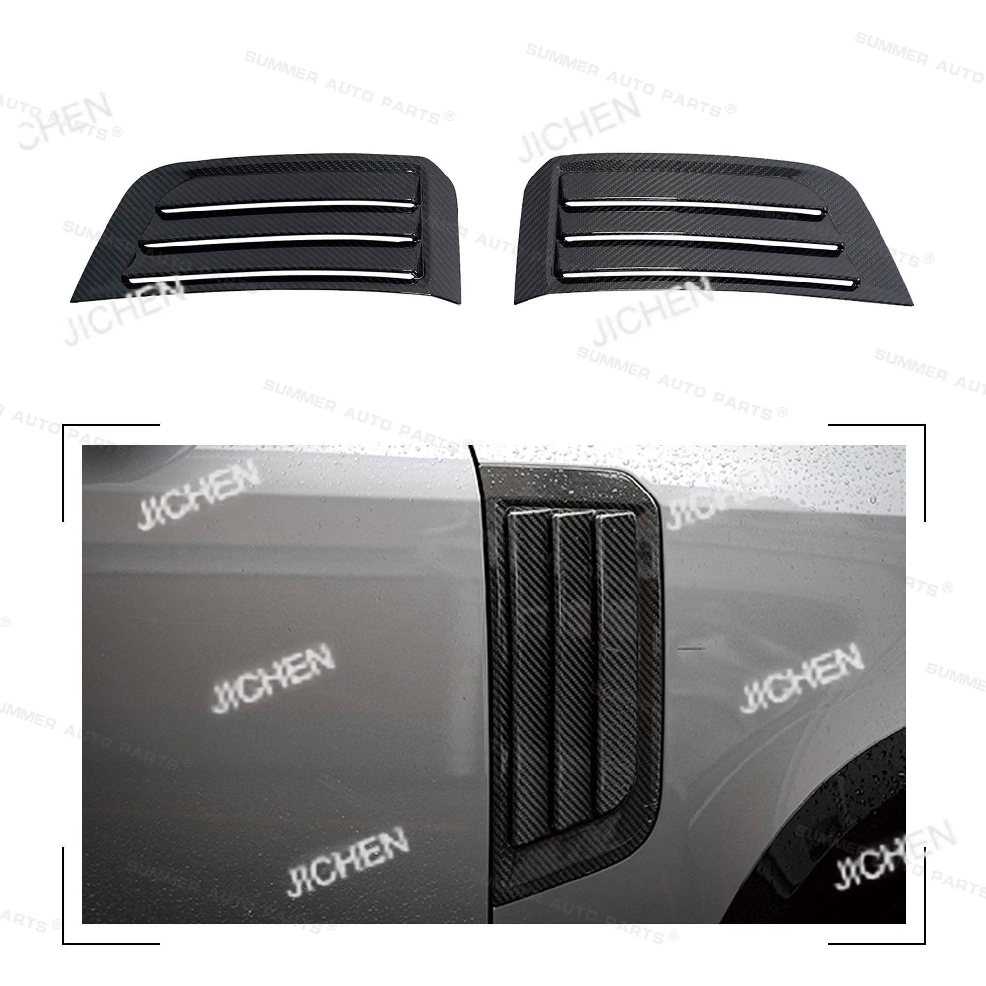 

Suitable For Car Modification Parts Carbon Fiber Car Side Air Intake And Air Outlet Cover Trim For Land Rover Defender