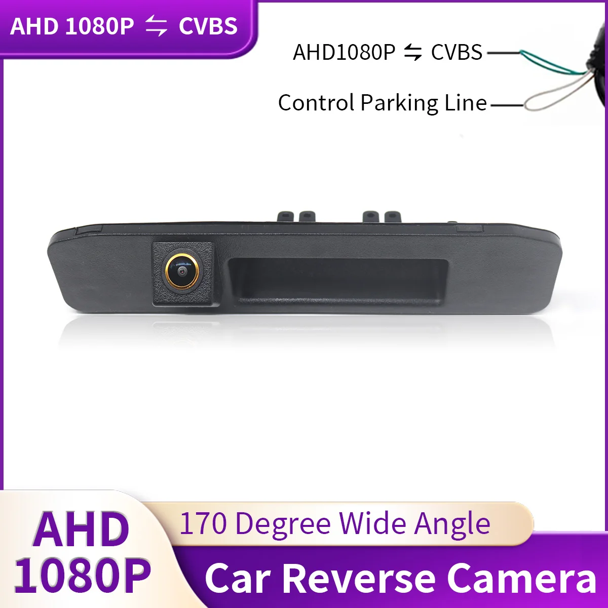 AHD 1080P Car Trunk Handle Reverse Camera for Mercedes Benz W205 Vito W447 W176 ML A180 A200 A260 GLA 250 GLC GLE W117 W166