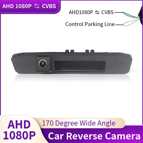 Caméra de recul pour poignée de coffre de voiture AHD 1080P, pour Mercedes Benz W205 Vito W447 W176 ML A180 A200 A260 GLA 250 GLC GLE W117 W166