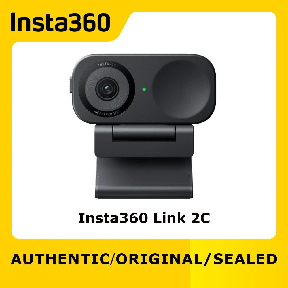 Insta360 Link 2C - 4K Webcam for PC/Mac, 1/2\