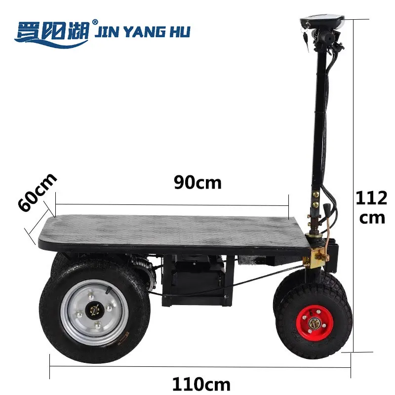 

Самая продаваемая электрическая тележка 750 кг 1000 кг, планшетная тележка для сбора логистики, складная тележка для транспортировки кирпича