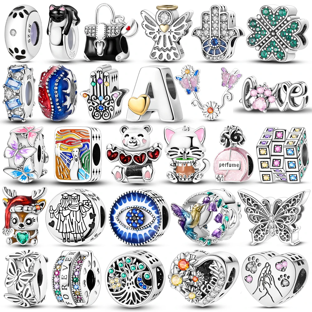 

Бусины серии 925 Серебряные Подвески подходят для оригинального браслета ожерелья висячие ювелирные изделия Diy очаровательный подарок для женщин