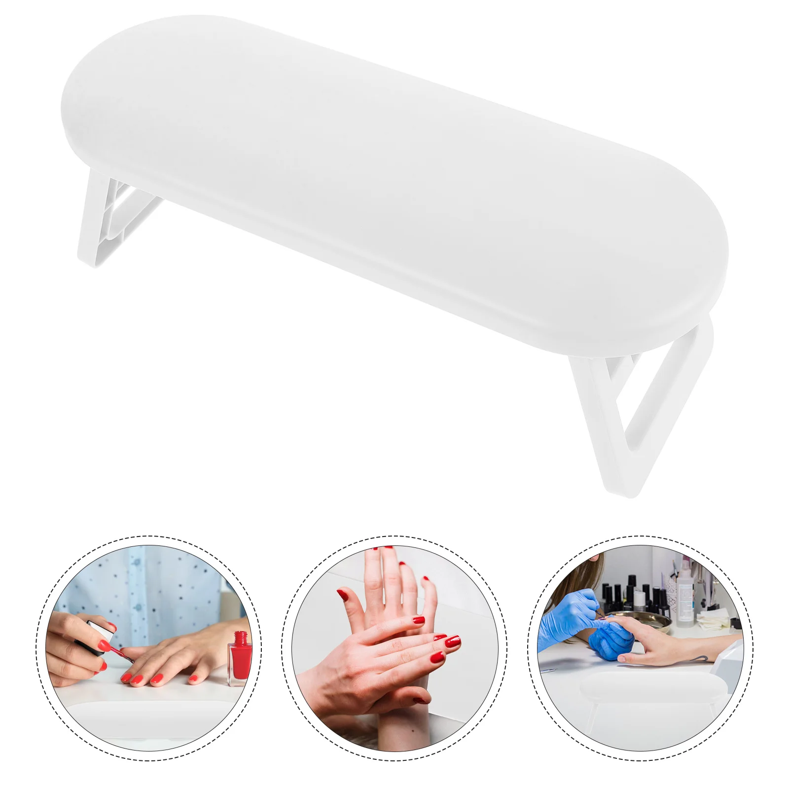 

Foldable Wrist Ergonomic For Manicure Portable Tech Armrest Stable Support Durable Arm Rest Hand Stand Holder Nail Room Decor