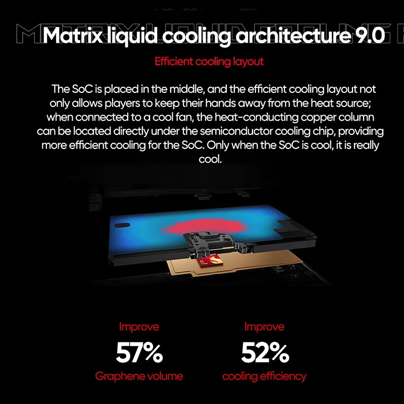 هاتف ASUS ROG 9&9pro للألعاب Snapdragon Supreme Edition Matrix Liquid Cooling 185HZ شاشة ألعاب Samsung E6