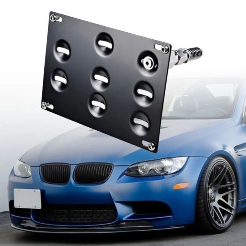 Car modification, trailer hook license plate frame, dedicated vehicle-specific, personalized license plate bracket, bumper