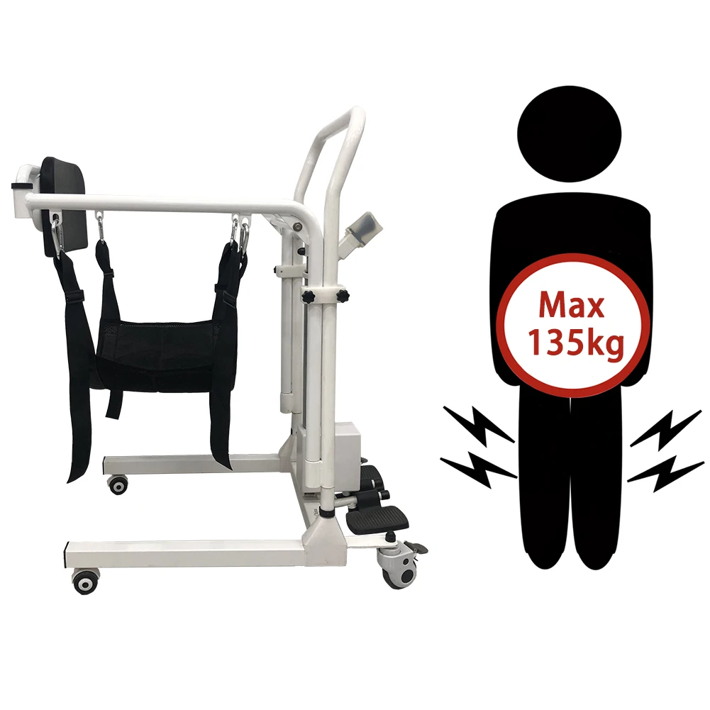 AIROW Hot-sale Electric Sling Lift Transfer Chair for Elderly With Limited Mobility Wheelchairs