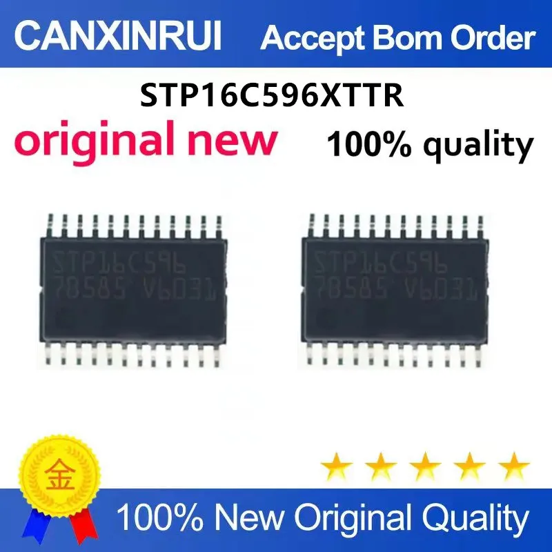 

Original New 100% quality STP16C596XTTR STP16C596 TSSOP24 Integrated circuit IC chip