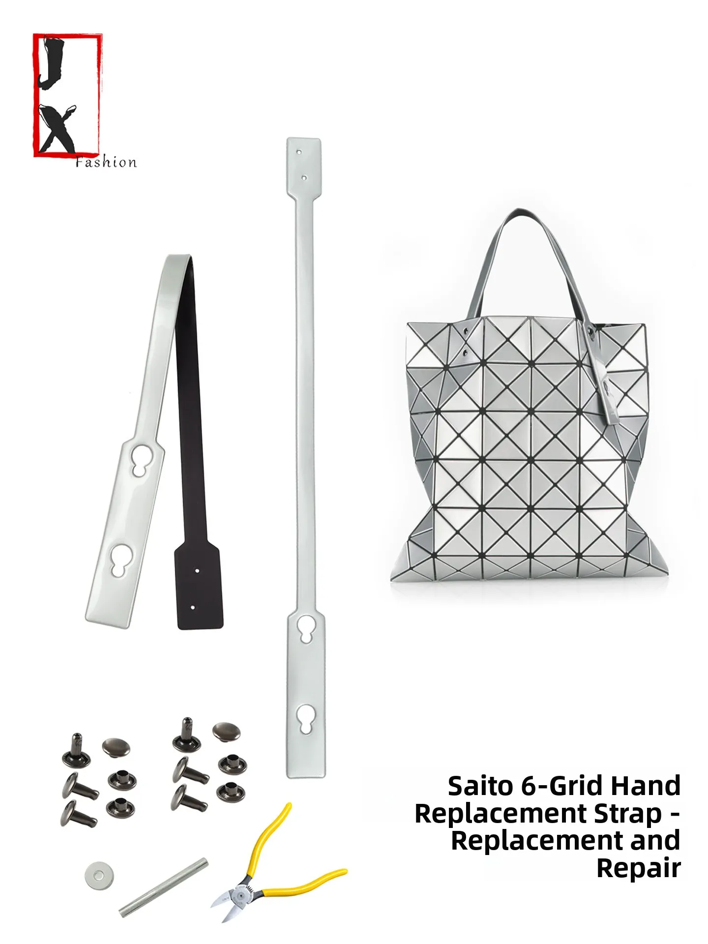 Three Houses One Life 6 Grids Handbag Strap Replacement Repair Handle Strap Accessories Handheld Bag Parts And Accessories