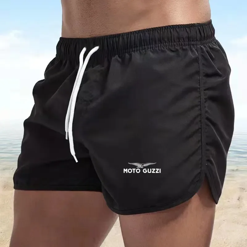 Pantalon de natation décontracté pour hommes, shorts de plage, shorts d'entraînement, de gym, de fitness sportif, à la mode, pour l'été