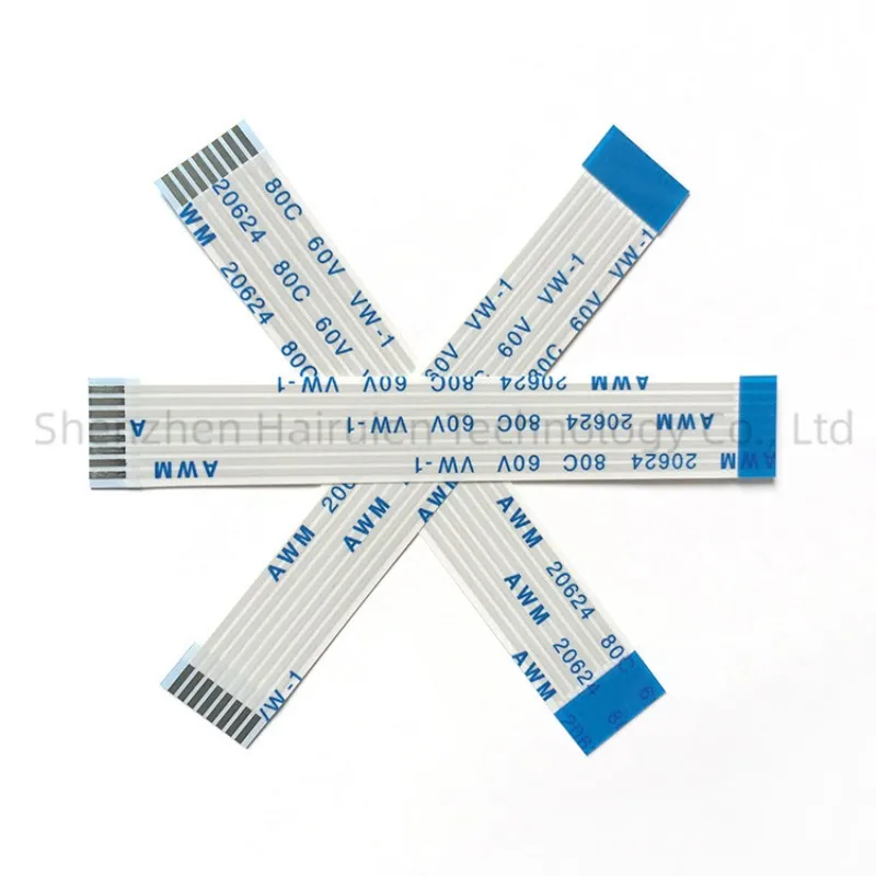 100PCS FFC flexible ribbon cable connection line flat shielded wire 1.0mm in the same direction13P14P15P16P17P18P19P20Ptest line