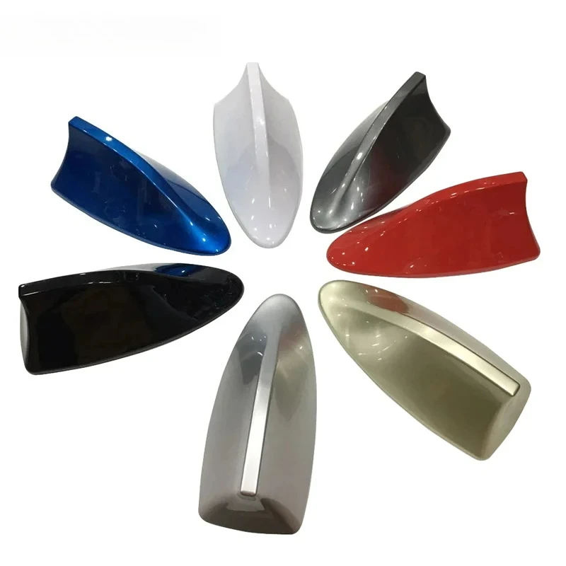 

kmind Car Shark Fin Antenna Cover Base Replacement Radio Signal Aerials Roof Exterior Accessories Decoration
