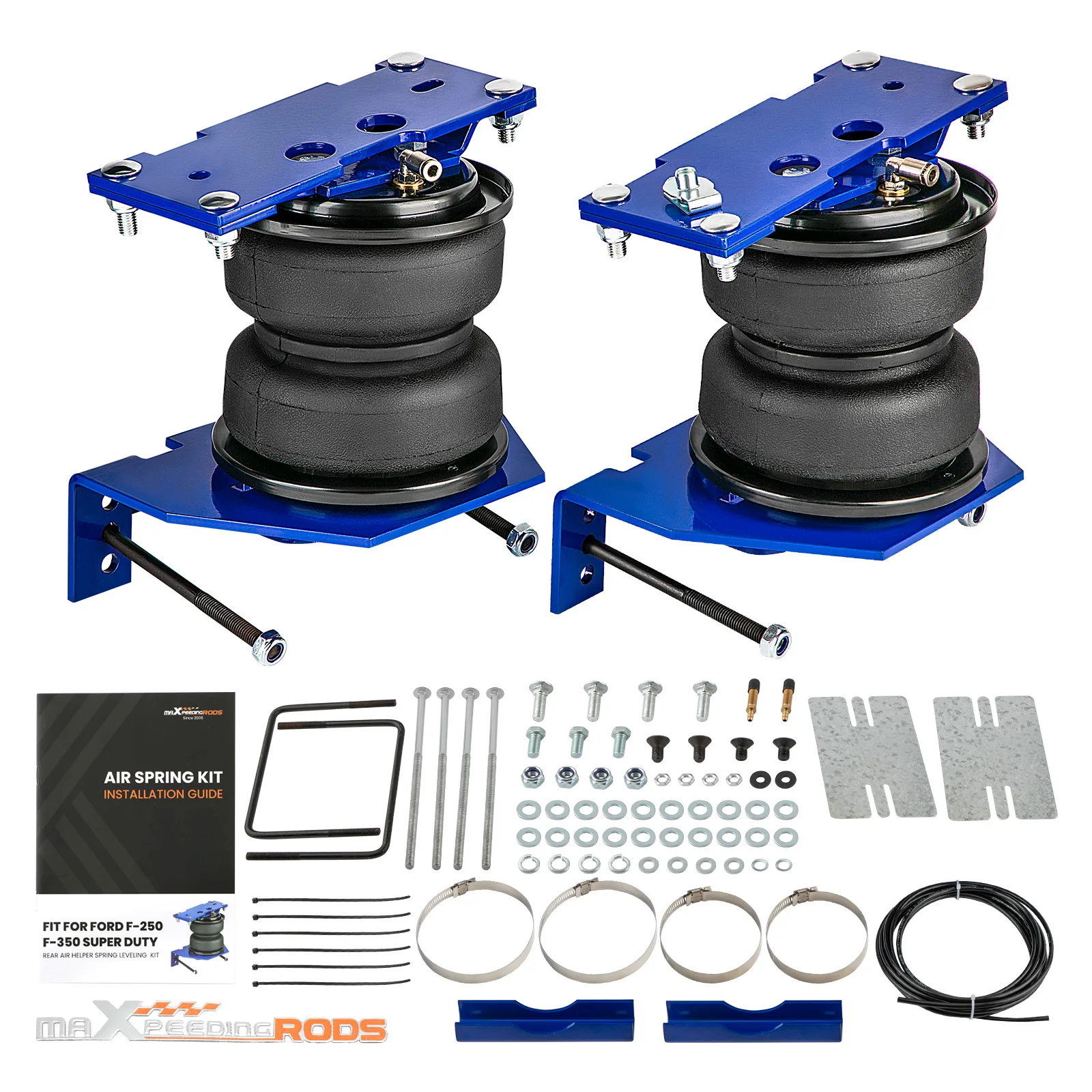 Air Helper Spring fit for Ford F-250 SUPER DUTY PICKUP 4WD 2017-2019 for Ford F-450 SUPER DUTY 4WD 2017-2023 Leveling Kit