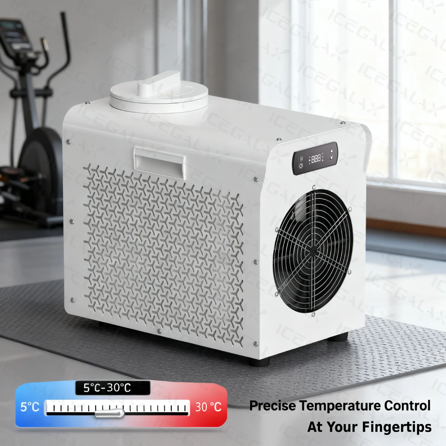 1/3HP Portable Smart WiFi Ice Bath Chiller Cold Plunge Tub Built-in Pump Filter