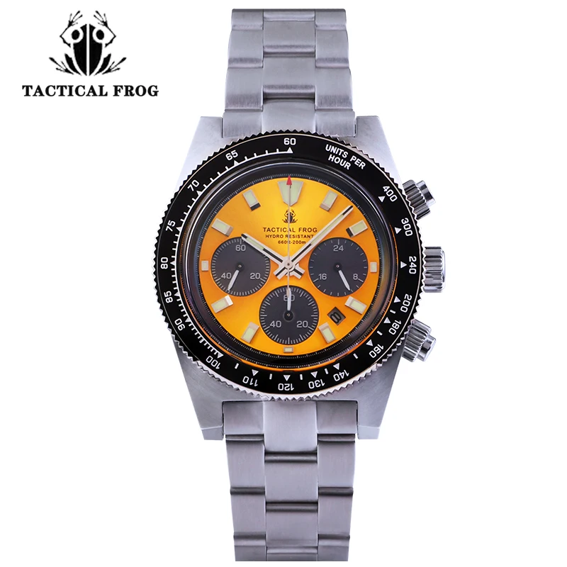 Men's Chronograph Watch, 41mm Solar Quartz Movement