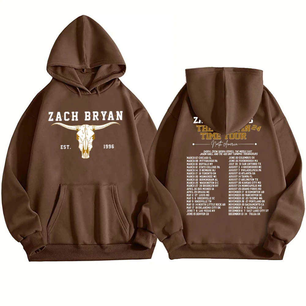 Zach Bryan The Quittin Time Tour 2024 Hoodie Zach Bryan Hoodie Zach Bryan Merch Fan Gift Pullover Tops Streetwear Unisex