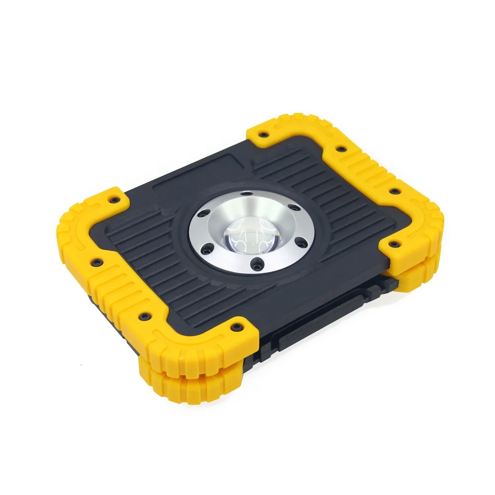 Brightness Adjustable 2*A Dry Battery Powered LED Camping Lantern Outdoor Ultra Compact Sized COB LED Flood Light