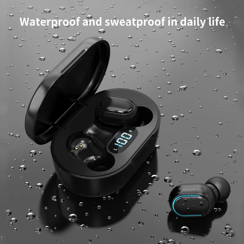 E7s Tws Earphones Bluetooth Earbuds Blutooth Noise Reduction Wireless Earphone With Mic Gamers Headphones High Quality Hand Free