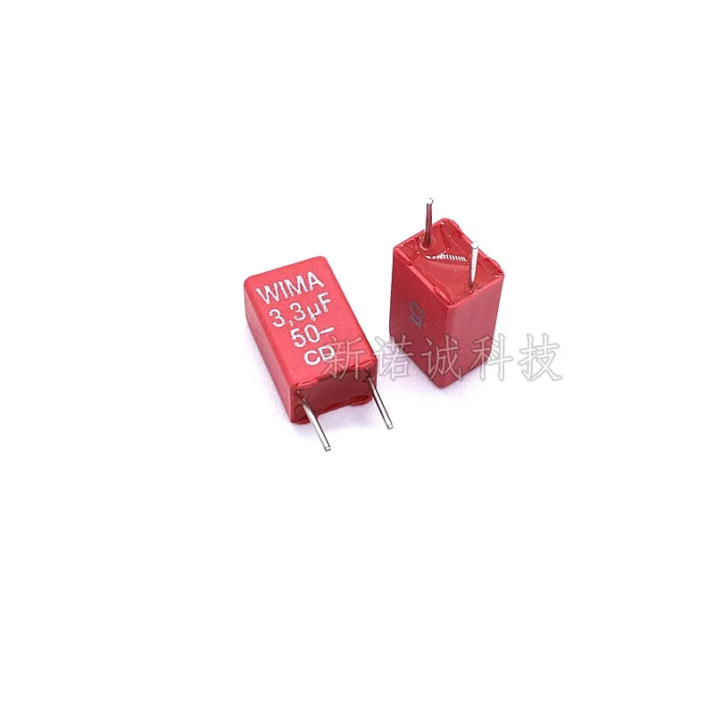 Imagem -02 - Alemanha Wima 50v 335 3.3uf 50v Mks2 Passo mm Filme Capacitor de Áudio Peças 20 Peças