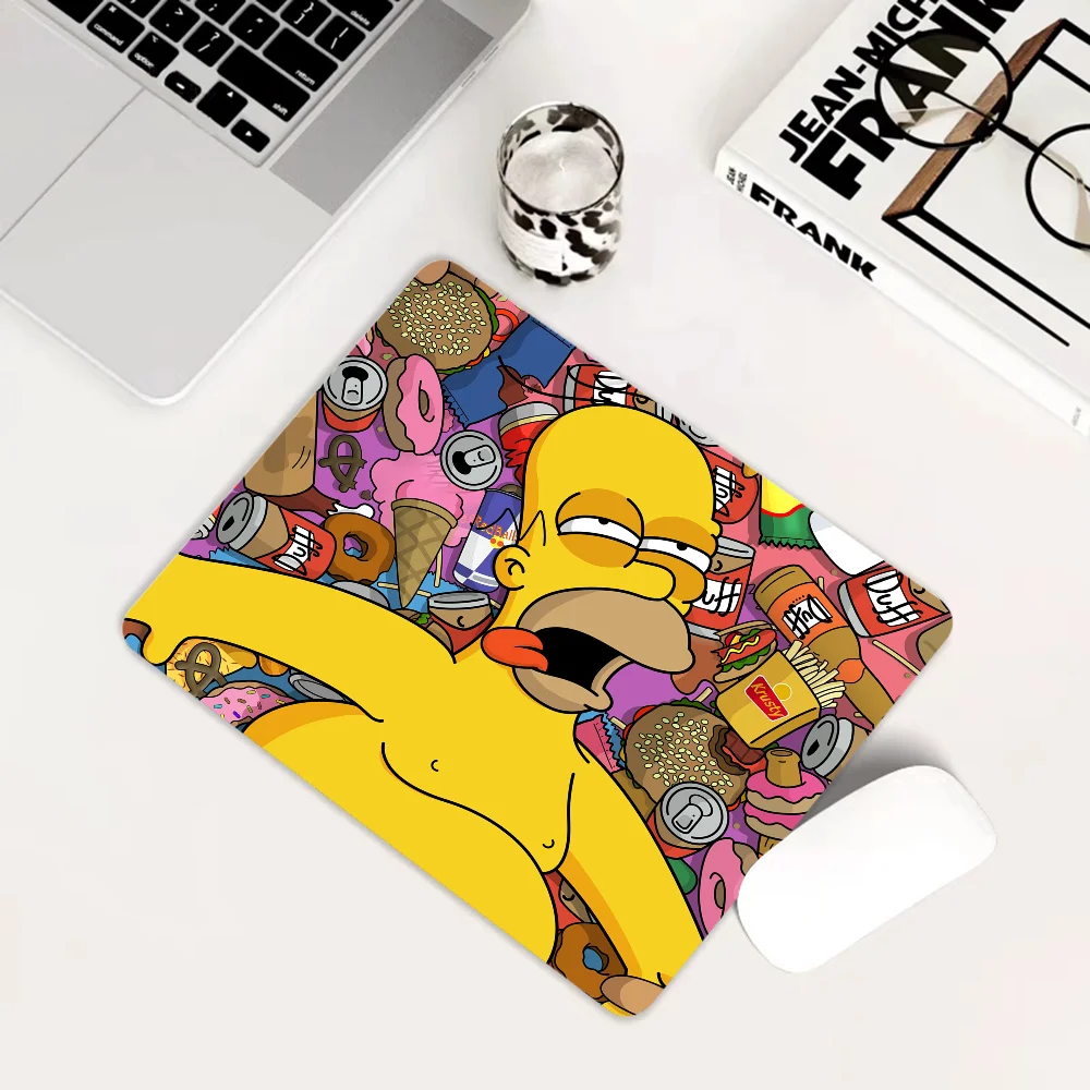 Disney Simpsons Mouse pad benutzer definierte Haut Desktop-Schreibtisch matte Kawaii Gaming-Zubehör Studenten Schreib block Padmouse Schreibtisch