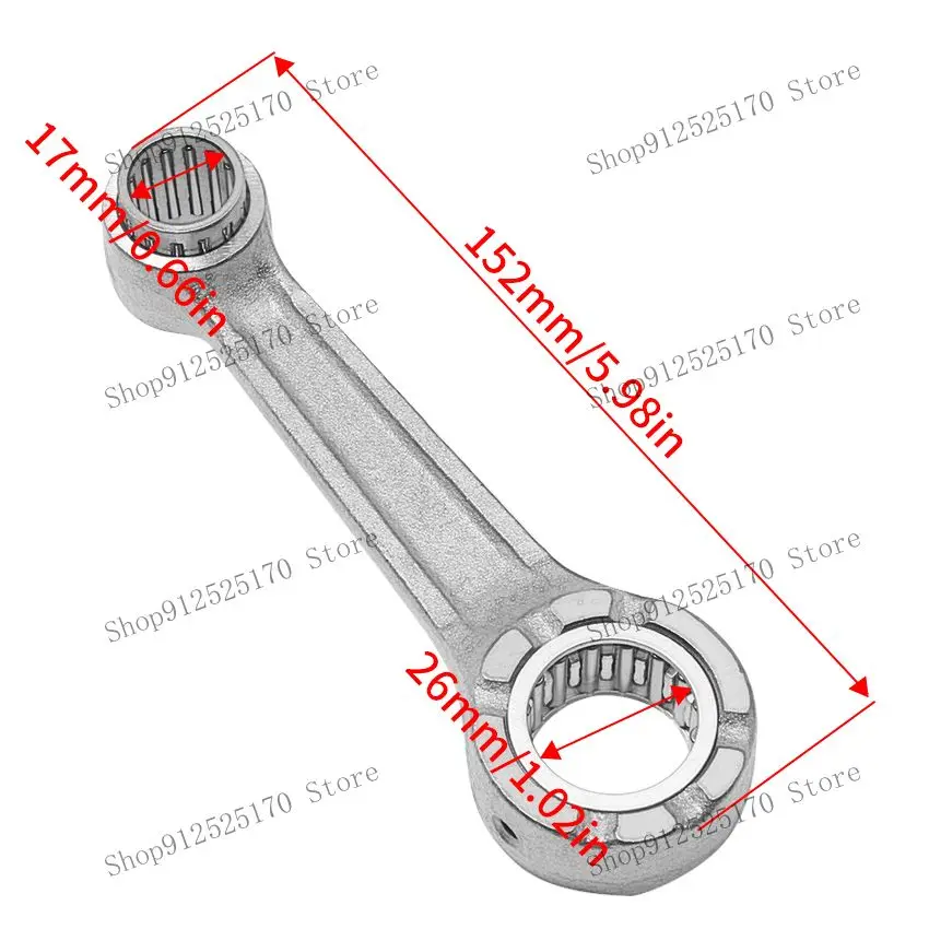 Boat Motor Connecting Rod Con Assy For Tohatsu M35C M40C 345-00043-0 Roller Bearing 345-00045-0 Big End Bearing Washer