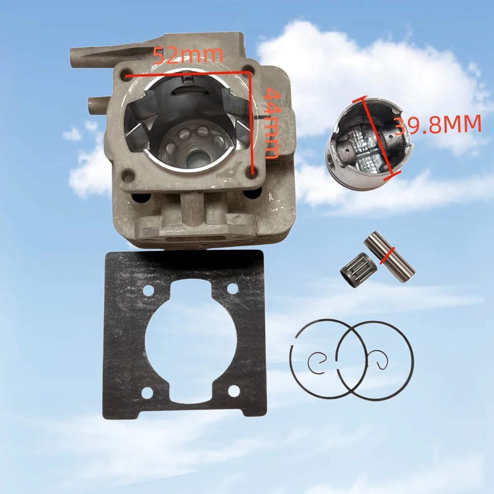 CG31EBS Cylinderr w/ Gasket Kit For Hitachi CG31E CG 31EBS HUASHENG KASEI HP40 P40 HP40A 3GB400 3GC400 KS240C CG400 BG40 mower