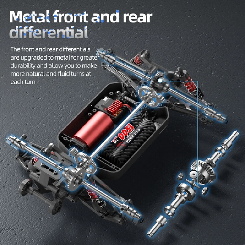 รถบรรทุกมอนสเตอร์ SUBIDA 911 RC - ขับเคลื่อน 4 ล้อ, ความเร็วสูง, ควบคุมได้เต็มประสิทธิภาพ, ระบบขับเคลื่อนแบบไร้แปรงถ่านสำหรับการแข่งขันดริฟท์
