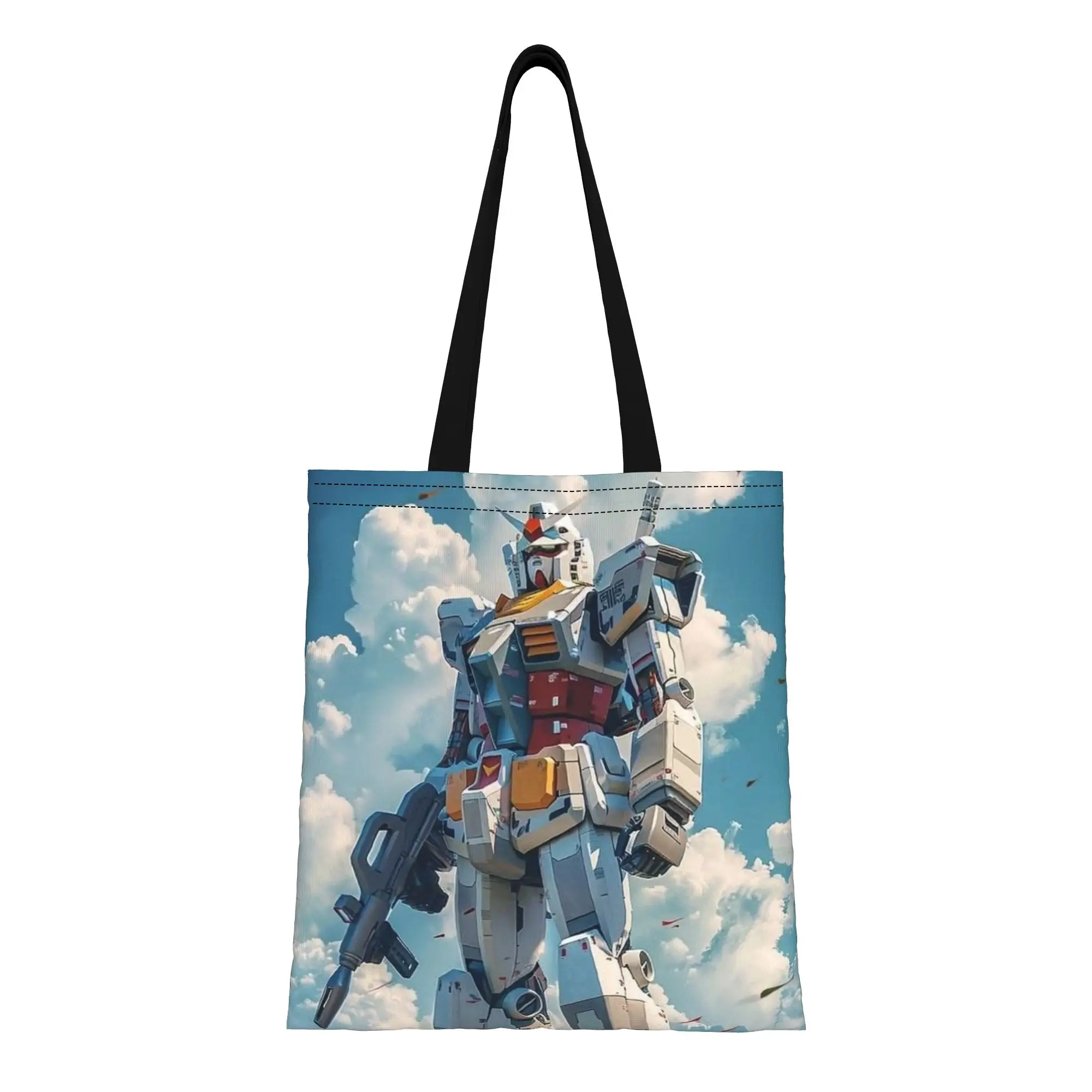 

Back to school season RX 78 2 (11) Gundam Canvas Tote Bag Perfect for Travel Women's Top-Handle Bags