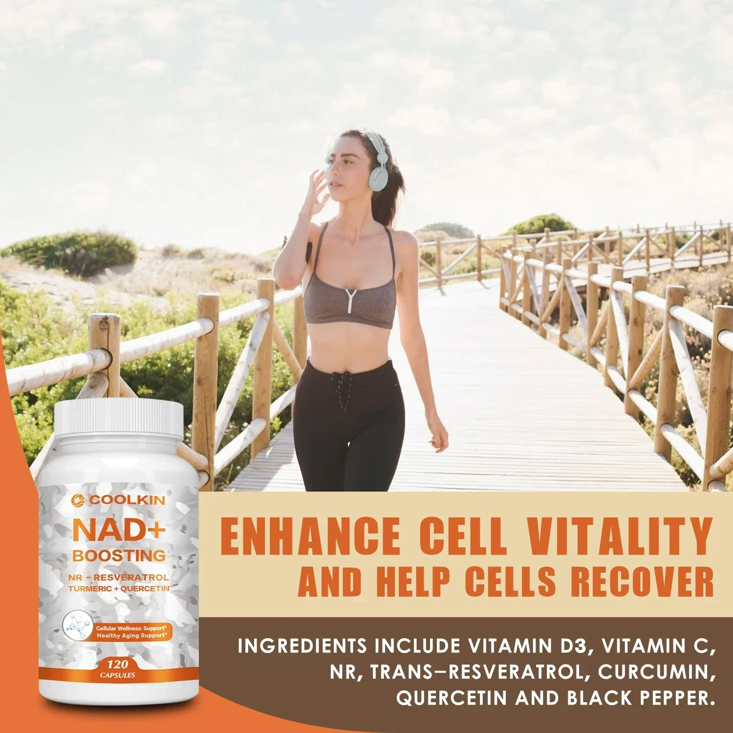 NAD + Boosting - with Nicotinamide Riboside - Natural Energy, Longevity & Cellular Health