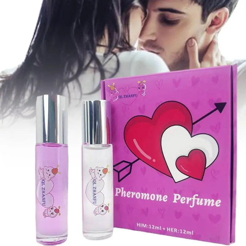 2Pcs Roll On Perfume Sexy Perfume Set For Men And Women Sexy Roller Pheromone Fragrance Intimate Partner Erotic Perfume Spray