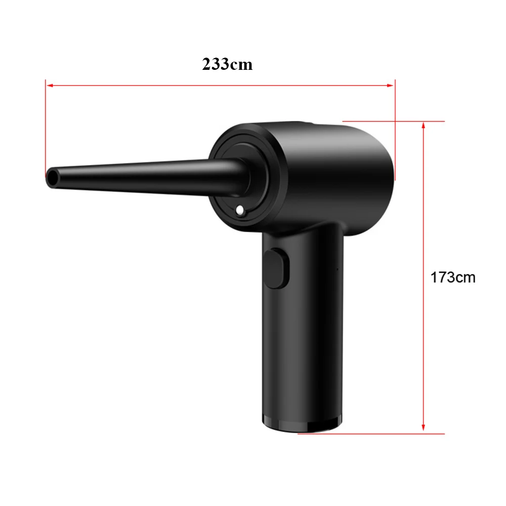 Wireless Air Duster 50000 RPM Dust Blowing Gun USB Compressed Air Blower Cleaning ，For Computer Laptop Keyboard Camera Cleaning