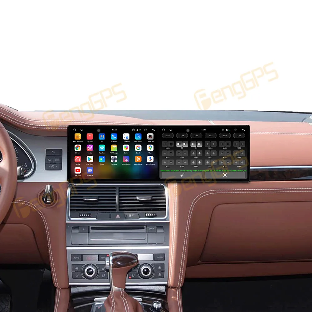 

Dual 9.1" Screen Carplay Android 15 Car Radio For Audi Q7 2010-2015 GPS Navigation Head Unit Multimedia Player Auto Stereo
