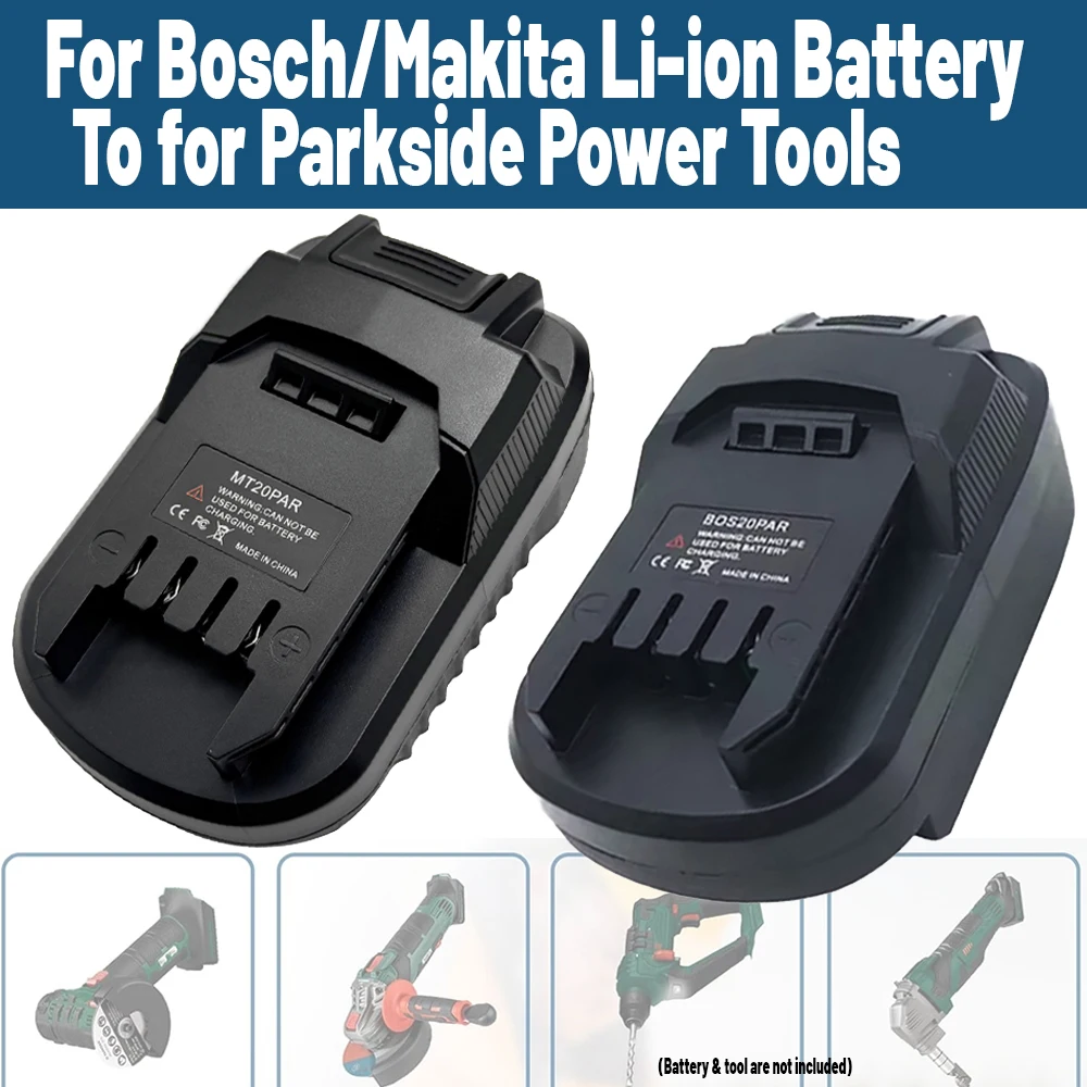 

Battery Adapter for Makita For Bosch 18V Battery to Lidl Parkside X20V Li-Ion Battery Converter Power Tool Accessories