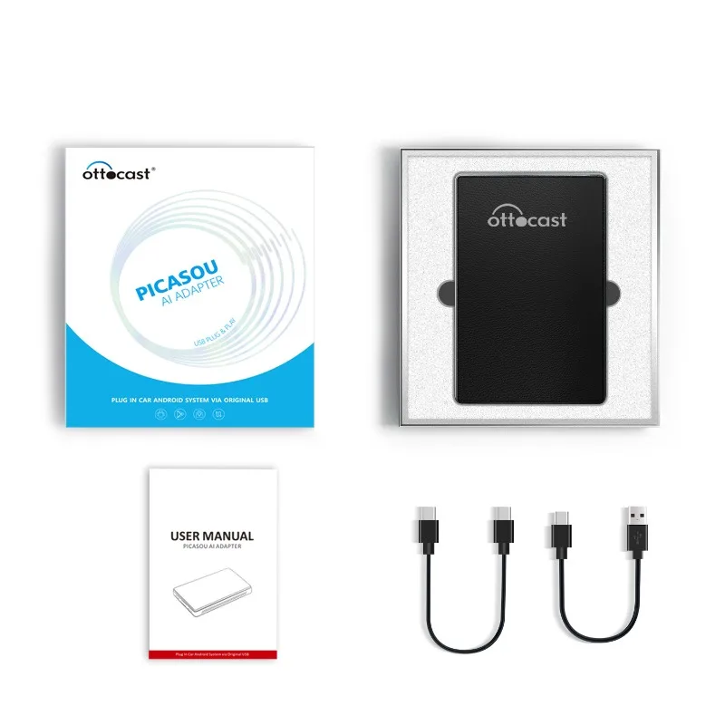 OTTOCAST verkabelte Carplay zu Android Auto Maschine Interconnection Box tragbare 5G Wireless Carplay Magic Box