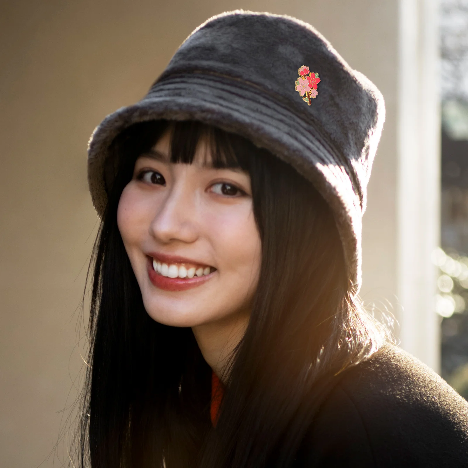 

5pcs Set of 5 Badge Brooch Pin Aesthetic Pins Cartoon Flower Pink Breastpin Jewelry Brooches for Women