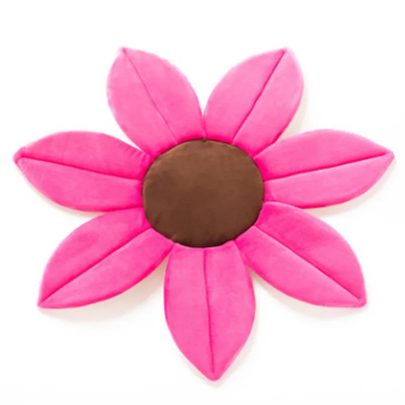 بساط حمام بتلات عباد الشمس الكرتونية، مقعد استحمام للأطفال غير قابل للانزلاق، وسادة حمام آمنة للأطفال، يمكن الاستلقاء عليها، ماصة وسريعة الجفاف #6