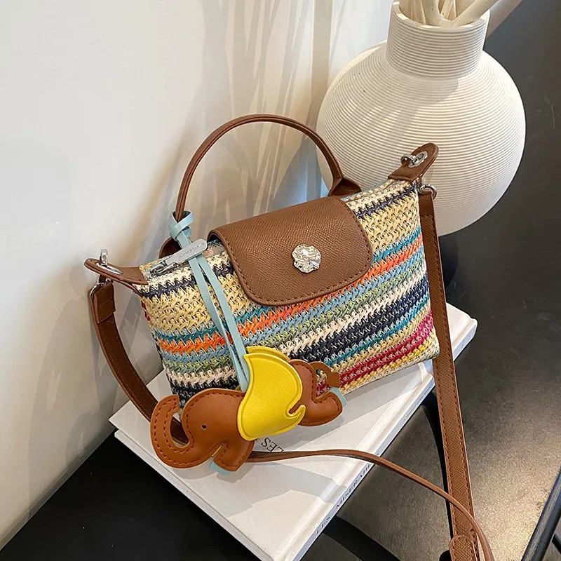 

Elegant Leather Crossbody Bag for Women By Famous Designer - Popular Classic Style with Durable Quality and Chic Look