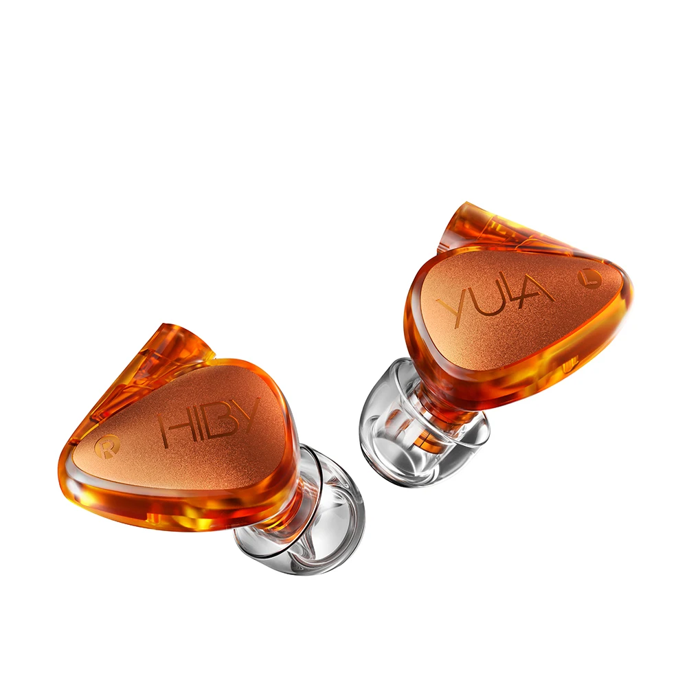 HiBy YULA 10mm 다이나믹 하이파이 이어폰 PEEK 다이어프램 듀얼 마그네틱 코어 듀얼 어쿠스틱 챔버 알루미늄 합금 CNC 224 OFC 와이어