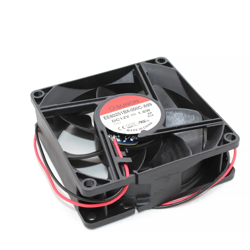 Ventilador de levitação magnética, novo e original, EE80251BX-000C-A99, DC 12V, 1,8 8025,8 cm, 80x80x25mm