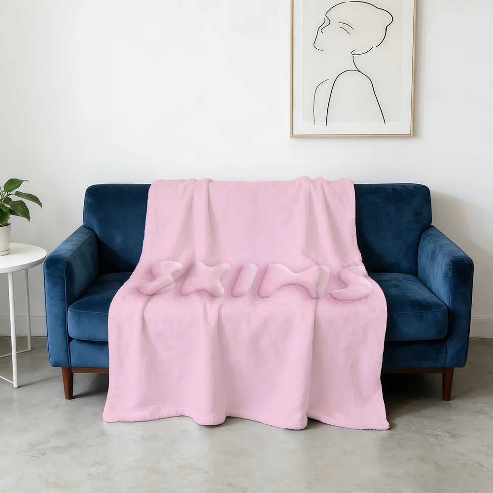 S-Skims-ES K-Kim Fashion Logo Blanket Flannel Warm Soft Throw Blanket For Room Sofa Childish Birthday Gifts
