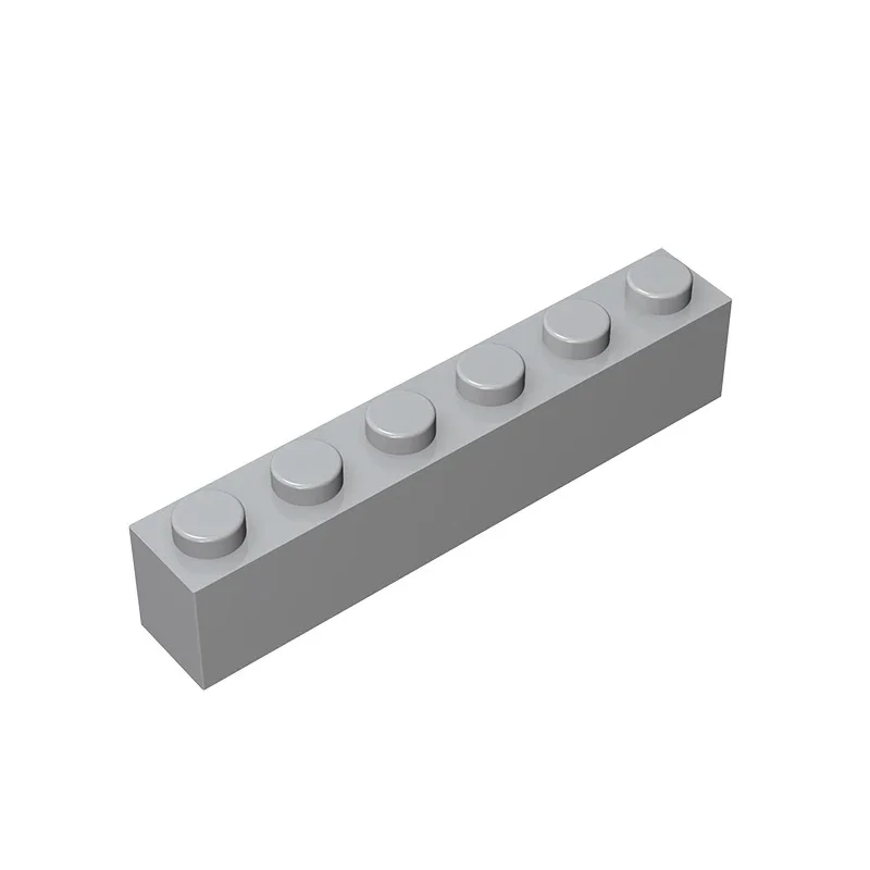 Gobricks GDS-535 Ziegel 1 x 6, kompatibel mit Lego 3009 Teilen, technischen DIY-Bausteinen für Kinder