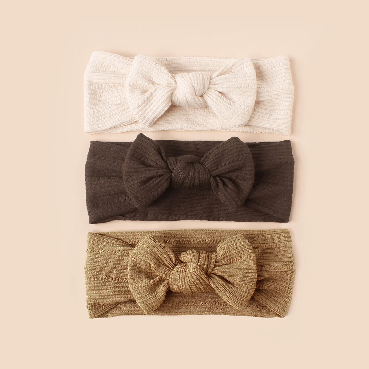 

Baby Headbands for Girls Bowknot Hairband Newborn Photography Props Cable Knit Children Hair Accessories Cute Summer Headwear