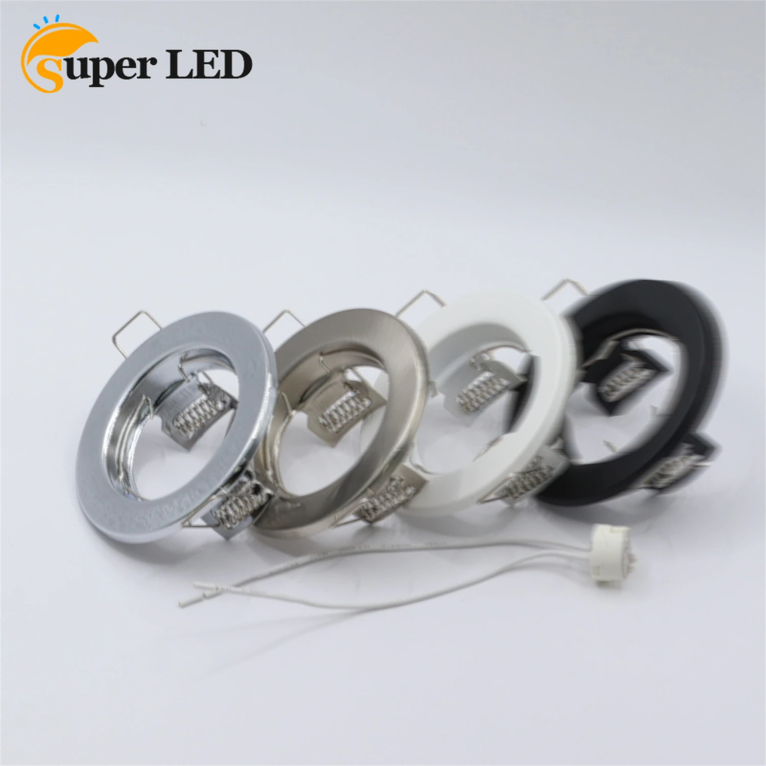 

Hot Sell Gu10/MR6 Downlight Housing Led Light Matel Single Ring Recessed Indoor Spotlight Housing