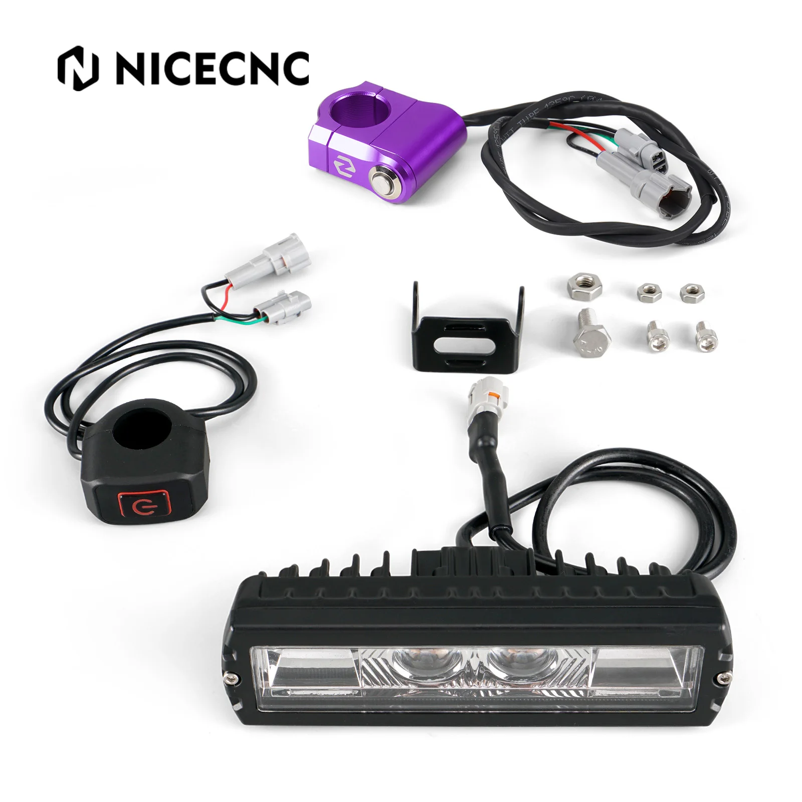 AliExpress NONE NICECNC For Surron light bee X light bee S 2024 Segway X160 Segway X260 Electric Bike Plug and Play Headlight & Light Switch
