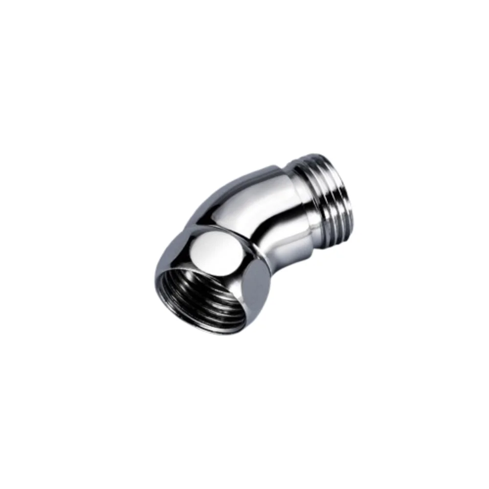 

G1/2" Shower Head Elbow Connector 135 Degree with Washers Shower Arm Extension Stainless Steel Universal Elbow Adapter Hotel