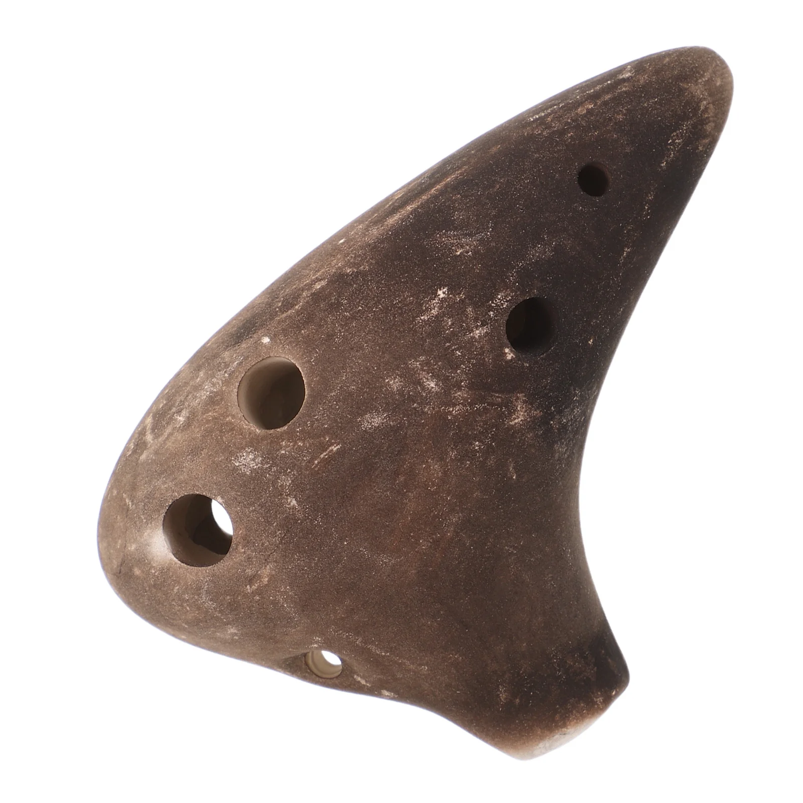 

Mini 6 Hole Ocarina Lightweight Ceramic Musical Instrument Portable High Pitch F Key Travel Camping Family Gathering