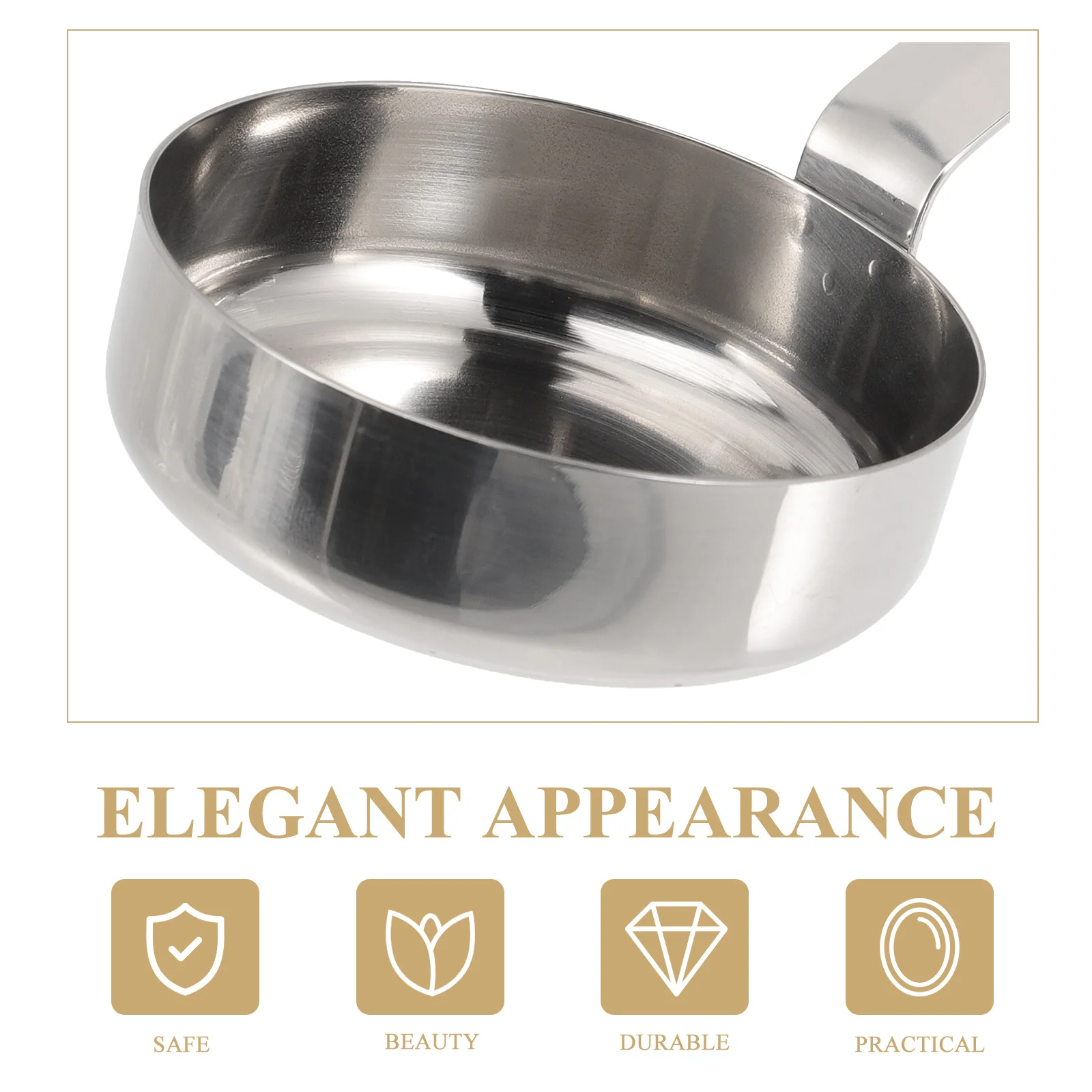 

Pizza Sauce Spoon Stainless Steel Kitchen Ladle Metal Soup Spoons Baking Measuring Pastry Tools Easy Clean Professional